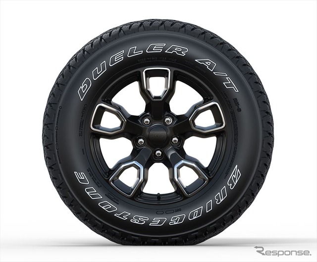 18インチアルミホイール(グロスブラックカラー)+255/70R18タイヤ