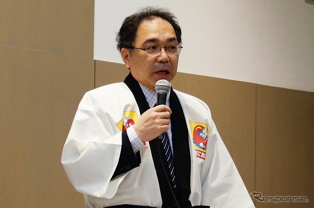 日本ケミカル工業会の渕田昌嗣理事(武蔵ホルト取締役社長)。