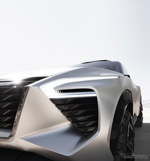 日産のSUVコンセプトカーのティザーイメージ