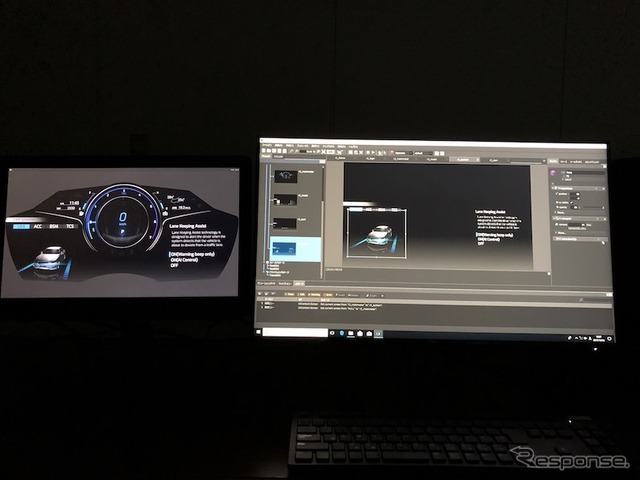 exbeans UI Conductor メータークラスタ