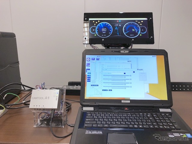 「exbeans UI Conductor」+ ECU開発支援ツール「CANTOOL」