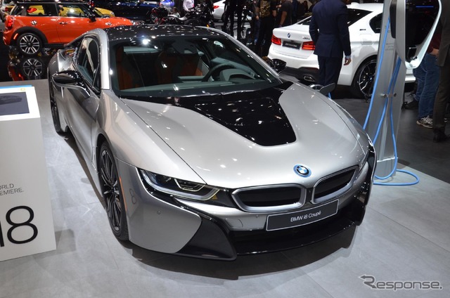 BMW i8クーペ 改良新型(デトロイトモーターショー2018)