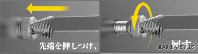 使い方はいたってカンタン。ドライバーを使うのと同じ要領だ