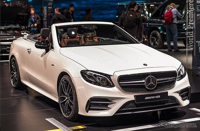 メルセデスAMG・E53 4MATIC+カブリオレ(デトロイトモーターショー2018)