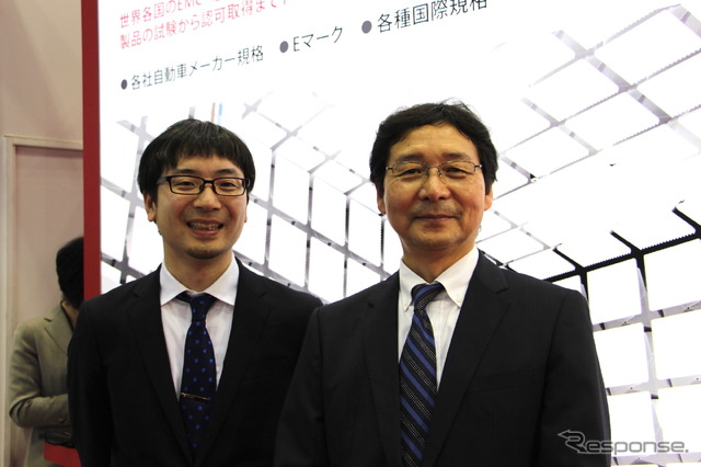 UL Japan コンシューマーテクノロジー事業部 中山勝シニアエンジニア(右)と白藤啓太チームリーダー(左)