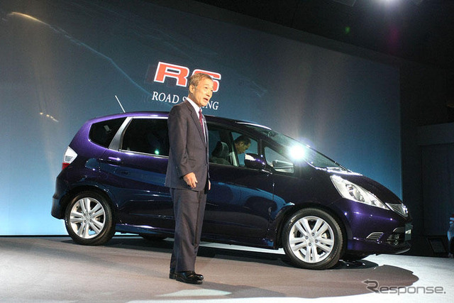 【ホンダ フィット 新型発表】MM思想はホンダの歴史…福井社長