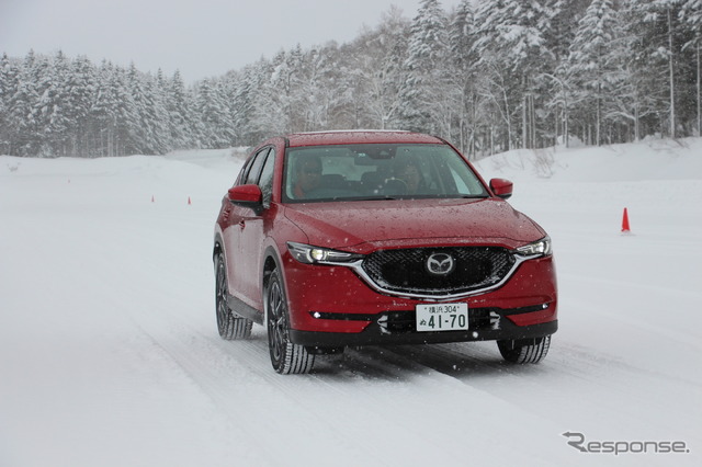 マツダ雪上試乗会