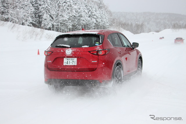 マツダ雪上試乗会