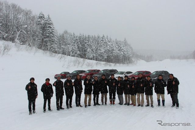 マツダ雪上試乗会