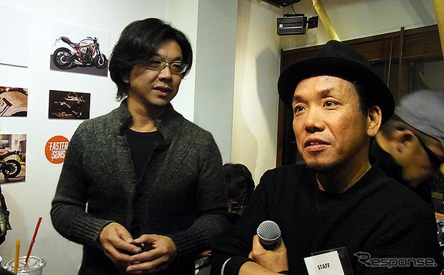 GKダイナミックス清水芳朗氏とロアーズ オリジナルデザイナー高橋生児氏(YAMAHA開発者トークショー)