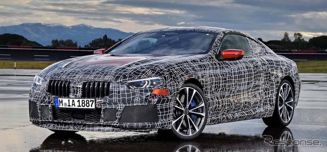 BMW8シリーズ・クーペ新型の開発プロトタイプ