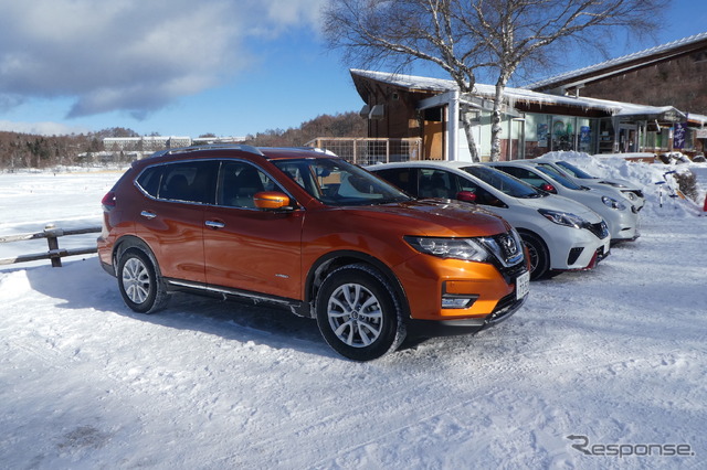 日産自動車「氷上・雪上試乗会」
