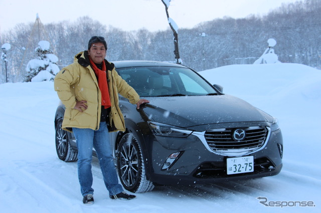 マツダ CX-3・CX-8 雪上試乗