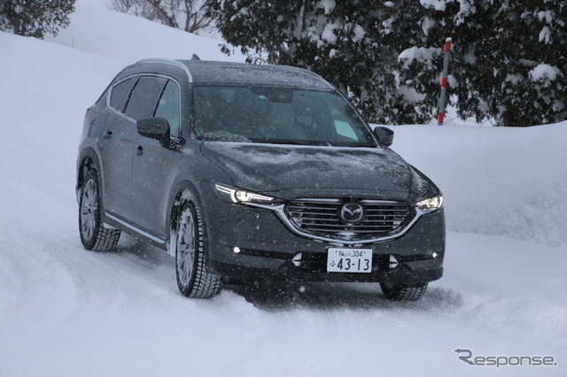 マツダ CX-3・CX-8 雪上試乗