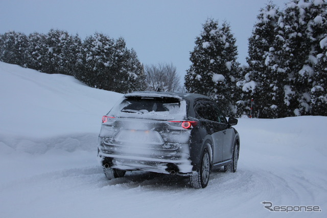 マツダ CX-3・CX-8 雪上試乗