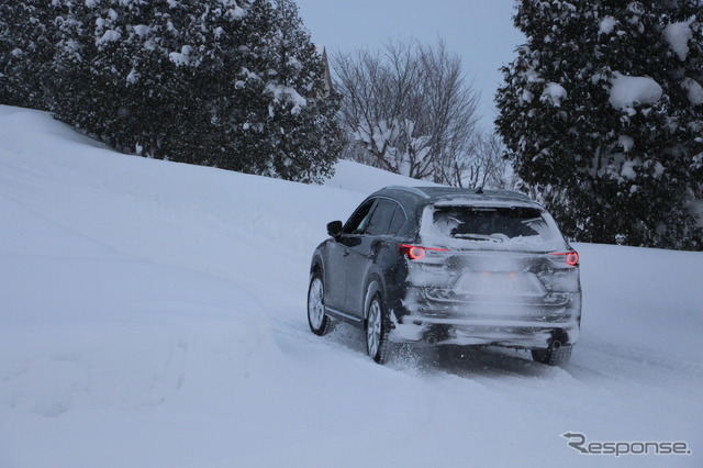 マツダ CX-3・CX-8 雪上試乗