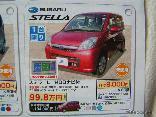 【値引き情報】このプライスで軽自動車を購入できる!! スバル、ダイハツ、ホンダもいっぱい