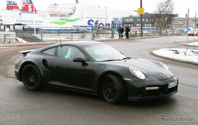 ポルシェ 911ターボ 次期型スクープ写真