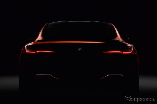 BMW 8シリーズ クーペ 新型のティザーイメージ
