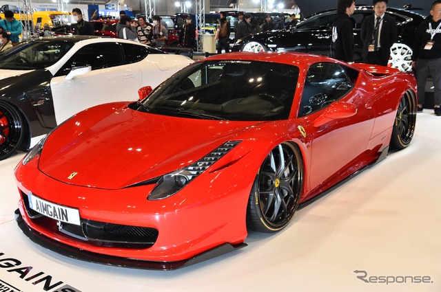 エイムゲイン『フェラーリ 458 イタリア』(東京オートサロン2018)