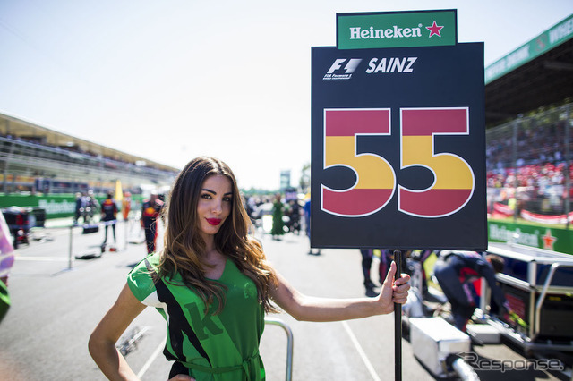 F1グリッドガール（2017年）　(c) Getty Images