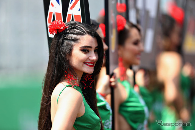 F1グリッドガール（2017年）　(c) Getty Images