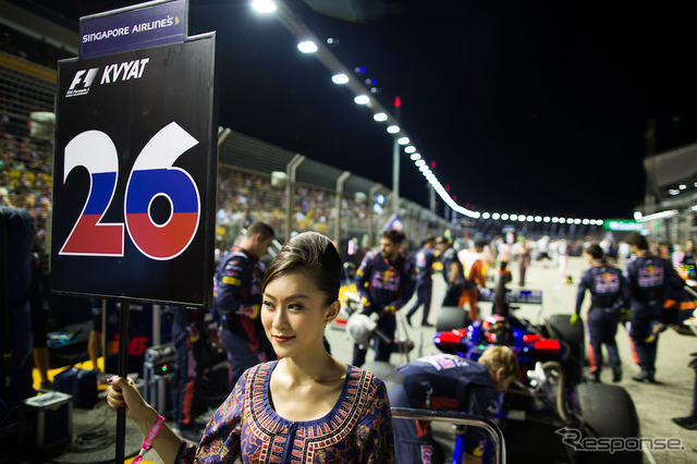 F1グリッドガール(2017年) (c) Getty Images