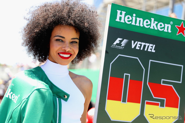 F1グリッドガール(2017年) (c) Getty Images