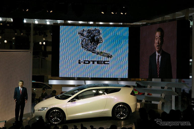 【東京モーターショー07】ホンダ福井社長、次々と新型計画を発表