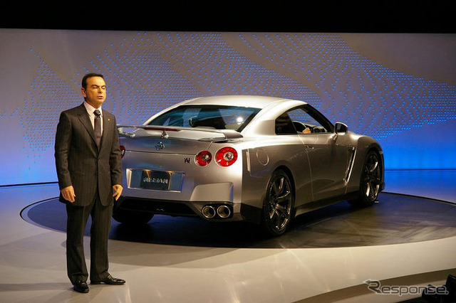 【東京モーターショー07】日産ゴーン社長、GT-R は情熱の証