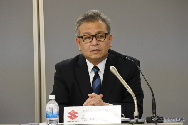 スズキ 長尾正彦 取締役常務役員