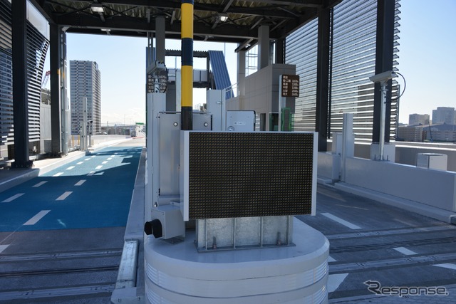 LED表示機(首都高 晴海線)