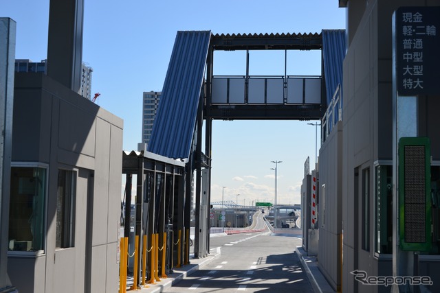 歩道橋（首都高 晴海線）