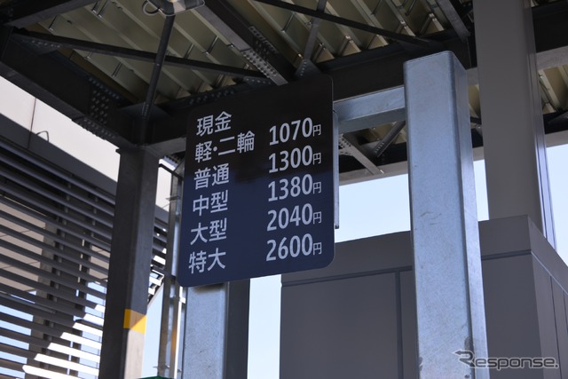 首都高料金表(首都高 晴海線)