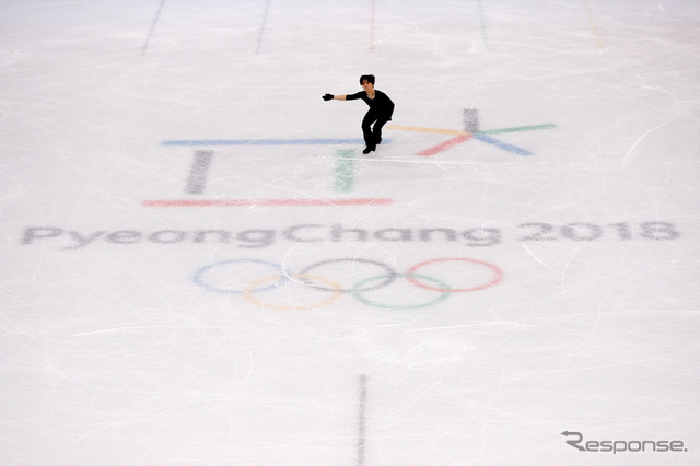 練習する宇野昌磨選手　(c) Getty Images