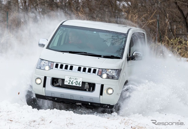 デリカD:5オーナーたちが雪上でその魅力を満喫した三菱自動車の「PLAY THE NATURE! TOUR2018~クルマの学校 アドベンチャー篇~」
