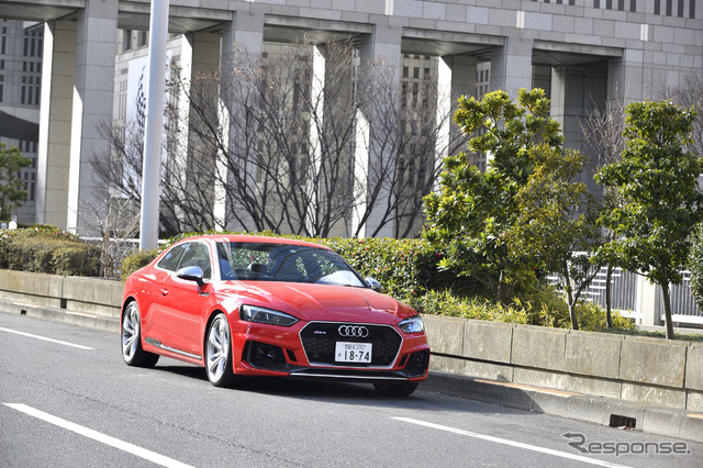 アウディ RS5 でKYB製ショックアブソーバの実力を試す