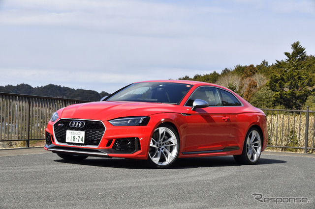 アウディ RS5 でKYB製ショックアブソーバの実力を試す