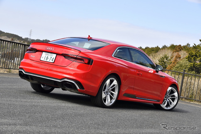 アウディ RS5 でKYB製ショックアブソーバの実力を試す