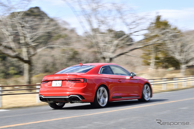アウディ RS5 でKYB製ショックアブソーバの実力を試す