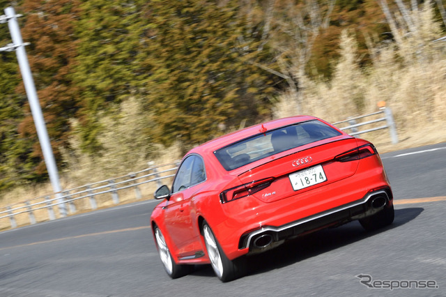 アウディ RS5 でKYB製ショックアブソーバの実力を試す