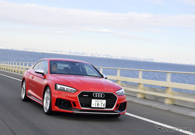アウディ RS5 でKYB製ショックアブソーバの実力を試す