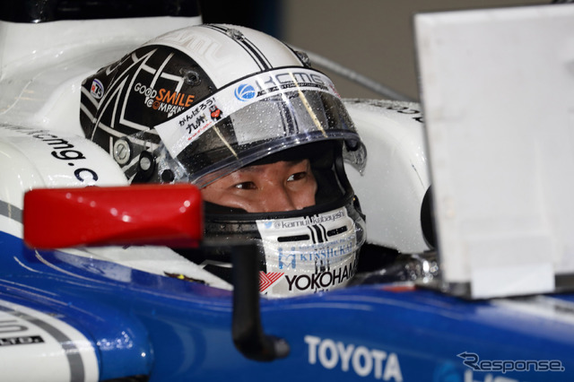 2017年シーズンの小林可夢偉(KCMG)。