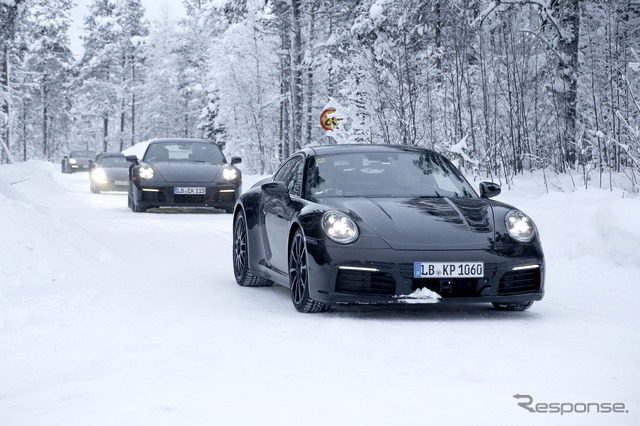 ポルシェ 911 ターボ スクープ写真