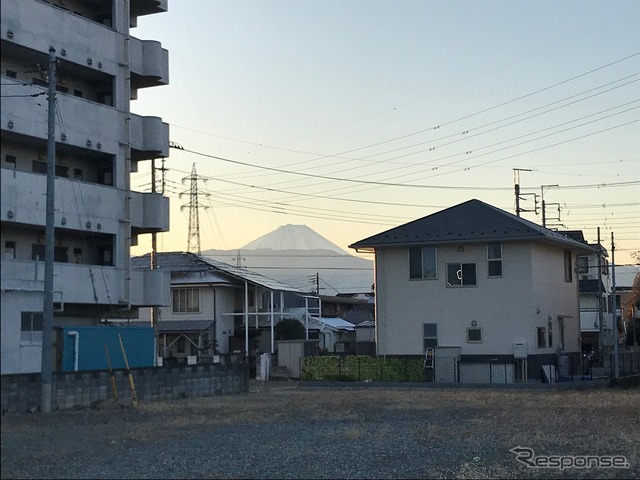 周辺からは富士山も見えるが、草津温泉からは見えない。