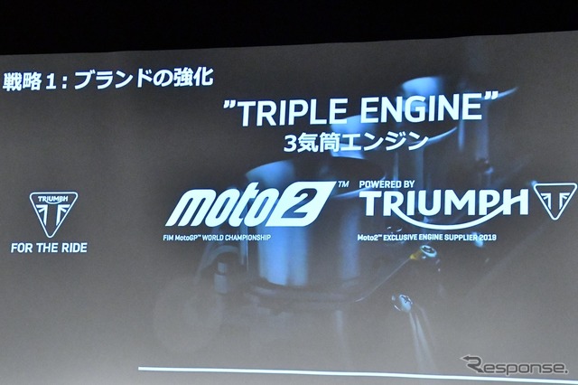 トライアンフモーターサイクルズジャパン国内発表会