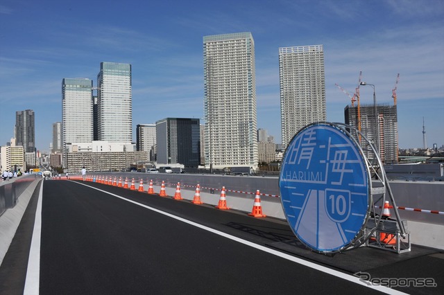 開通前記念イベント「晴美線スカイウォーク」で東京の湾岸風景を楽しむ(18日・江東区/中央区