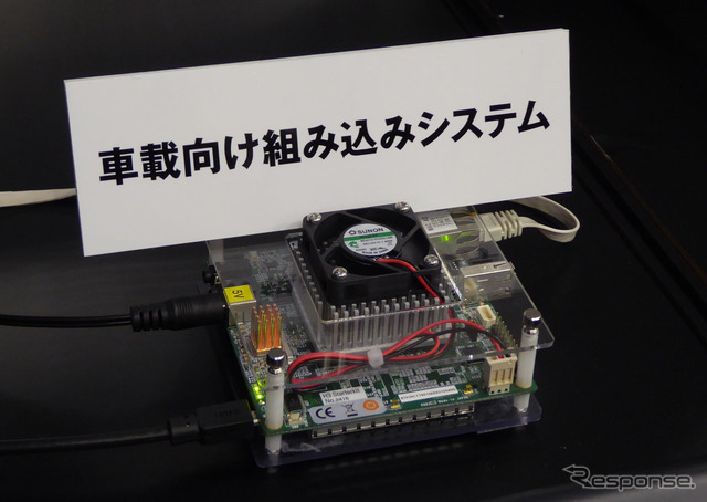 低負荷の処理で対応できるため、汎用の組み込みCPUが活用できる