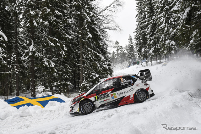 総合7位の#7 ラトバラ(トヨタ・ヤリスWRC)。