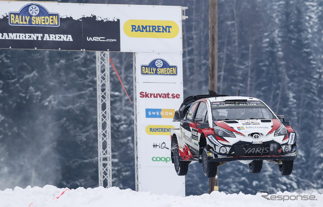 総合9位の#8 タナク(トヨタ・ヤリスWRC)。